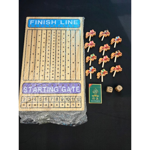 Horse Racing Board Game (Inv 1134) - Picture 1 of 2